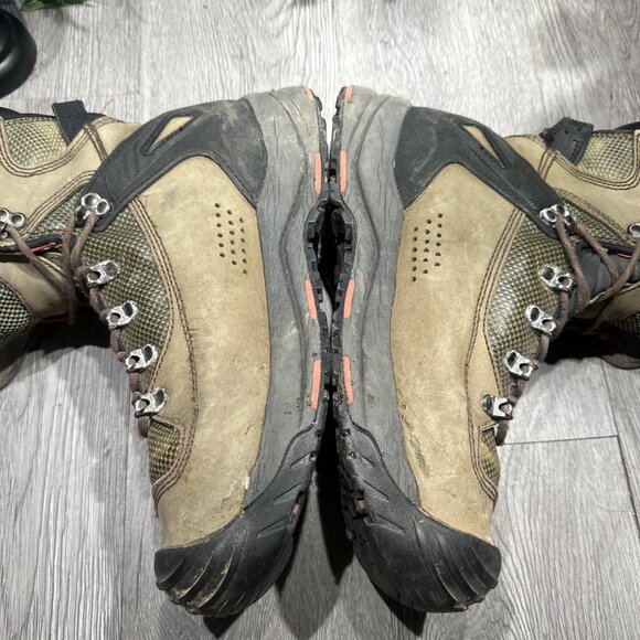 Simms G3 Guide Boots Men’s 10 Dark Elkhorn Nubuck Leather Wading Fishing Vibram - Picture 12 of 13